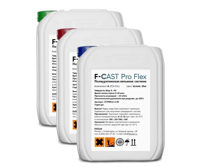 F-Cast Pro Flex эластичный литьевой полиуретан