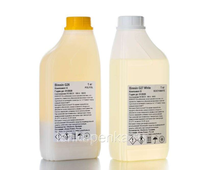 Biresin G26 white - жидкий пластик для литья