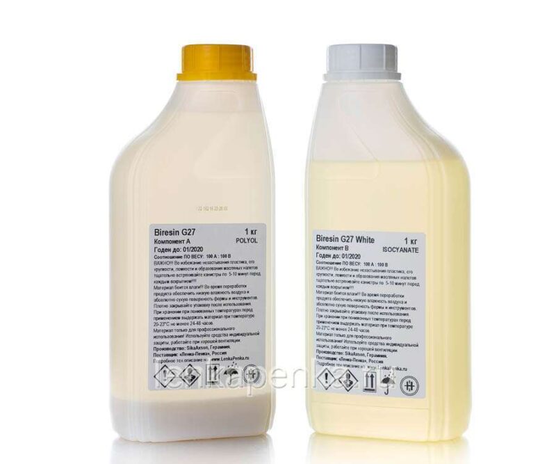 Biresin G27 white - жидкий пластик для литья