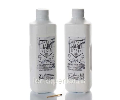 Craft Hard Resin - прозрачная эпоксидная смола для твердого защитного слоя