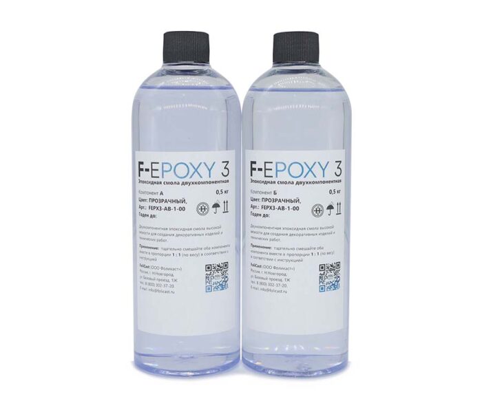 F-Epoxy 3 прозрачная эпоксидная смола высокой вязкости